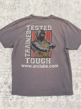 vintage 90s arcLabs welding school graphic tee